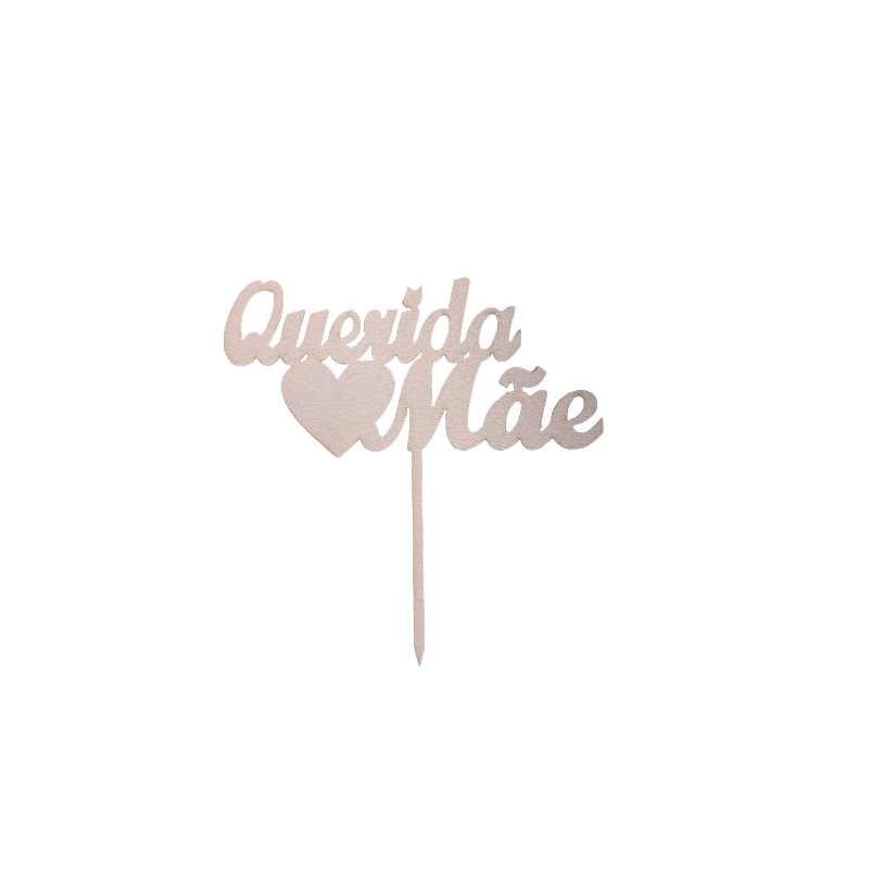 MADEIRA- QUERIDA MAE C/PE 10 CM COR