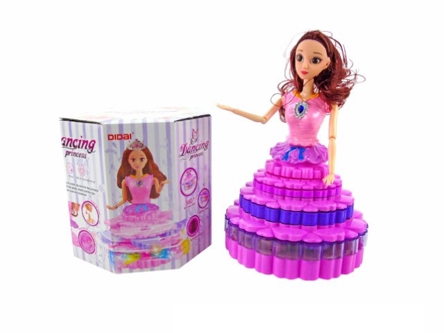 MENINA- BONECA DANÇARINA SOM E LUZ 18x18x18cm