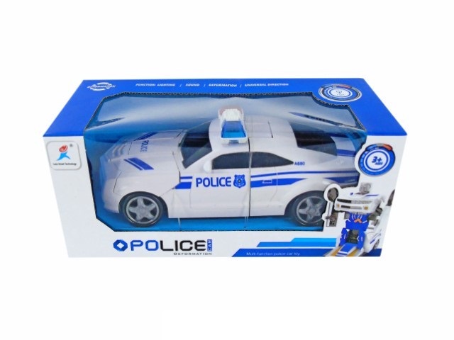 MENINO- CARRO ROBOT POLICIA