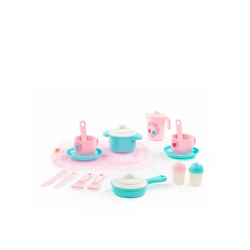 MENINA-CONJ. 19PÇS COZINHA C/TAB.31x25x9cm