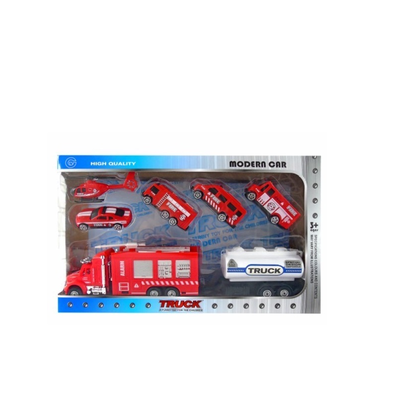 MENINO- CONJ. CARROS BOMBEIROS 