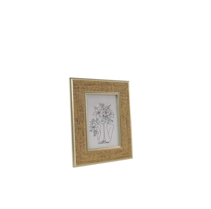 ACRILICO- MOLDURA COR MADEIRA 10x15cm
