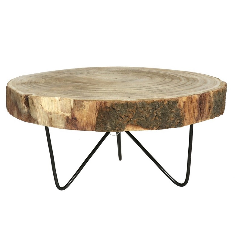 BASE MADEIRA C/PE 25X25X11CM