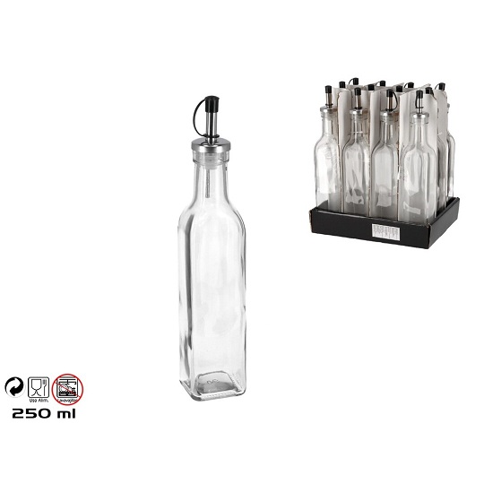 RECIPIENTE P/AZEITE VIDRO 0.25L