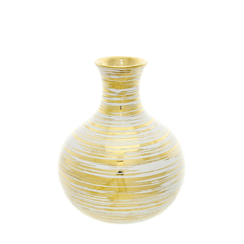 CERAMICA DECORATIVA- JARRA 21X21X25CM