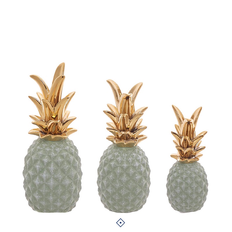 CERAMICA DECORATIVA- ANANAS 7.5X7.5X19CM