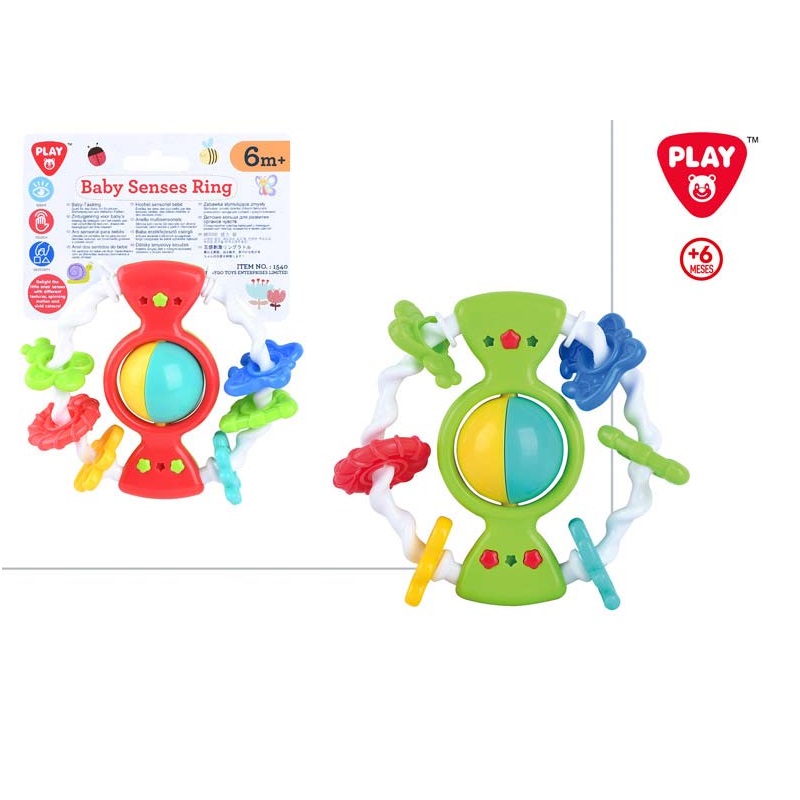 CHOCALHO PLAYGO-BABY +6M 12X4X17.5CM